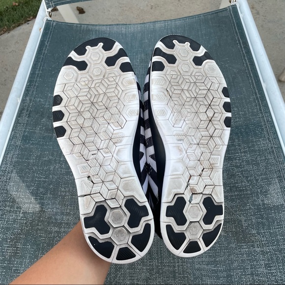 Nike free tr fit 5 black white size 9 running shoes zebra polka dot 2014 - Picture 2 of 6